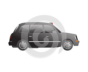 London taxi cab vector