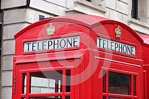 London telephone booth