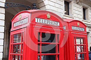 London telephone booth