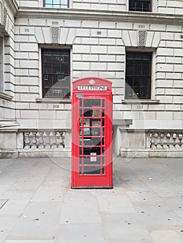 London telephone booth photo