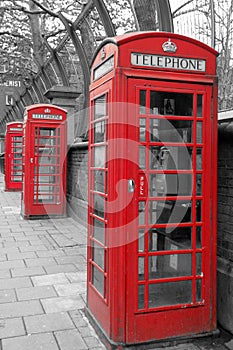 London telephone boots
