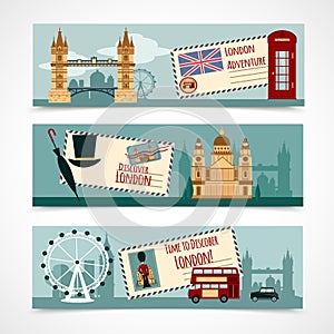 London Touristic Banner Set