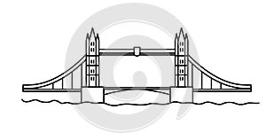 London Tower Bridge Linear