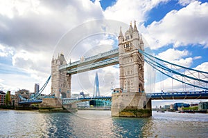 London Tower Bridge on the river Thames