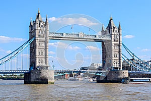 London Tower Bridge in Summer