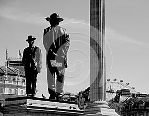 London, UK, 29 April 202: Fourth Plinth. a tTrafalgar Square in London