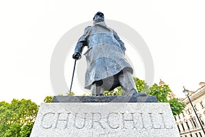 Winston Churchill in Parliament Square - UK photo