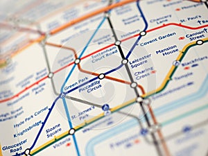 Map of London Underground