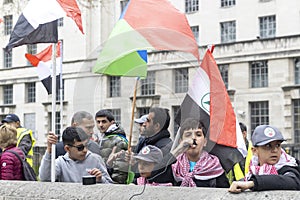 demonstration took place outside Downing Street on Friday following a spate of recent executions in Iran.