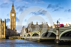 LONDON, UK Houses of Parliament aka Westminster Palace