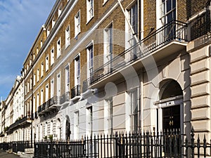 Georgian terraced town houses