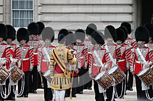London, UK-July 06, soldier of the royal guard, July 06.2015 in London