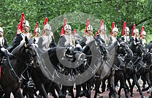 London, UK-July 06, soldier of the royal guard, July 06.2015 in London