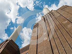 Battersea Power station facade, London, UK.