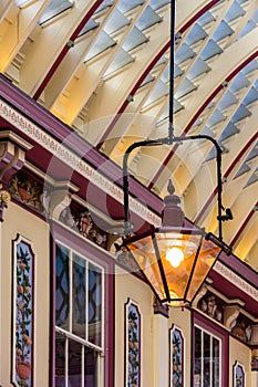 LONDON/UK - MARCH 7 : View of Leadenhall Market in London on Mar