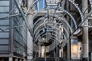 LONDON/UK - MARCH 7 : Entrance to Lloyds of London on March 7, 2