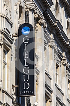 Gielgud Theatre on Shaftesbury Avenue in London, UK