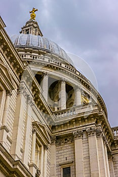 London, UK. Saint Paulâ€™s Cathedral Dome