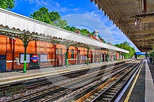 London, The United Kingdom of Great Britain: Colorful London train station