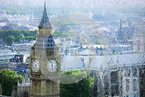 London views through the glass