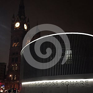 Londons kings cross square photo