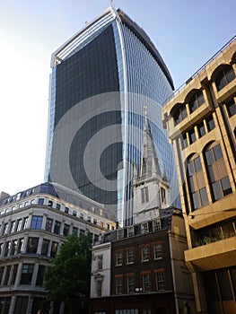 Londres architecture contraste photo