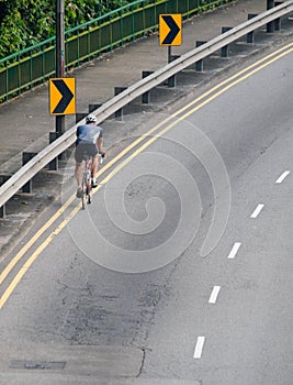 Lone Cyclist