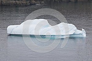 Lone Iceberg in a small bay, Baccalieu Trail, Newfoundland and L