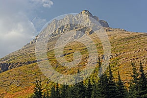 Lone Mountain Peak in the Fall photo