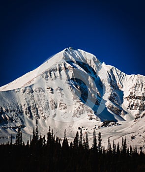 Lone Peak in Big Sky Montana photo