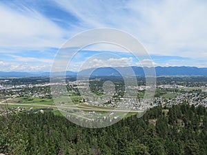 Lone Pine State Park Overlooking Kalispell Montana