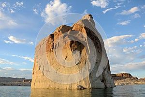 Lone Rock at Lake Powell