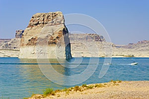 Lone Rock in Lake Powell, Page, Arizona