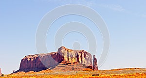 Lone Rock Outcropping In Monument Valley, Utah