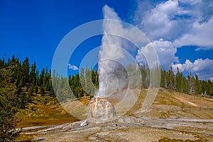 Lone Star Geyser, Yellowstone National Park