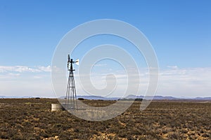 Lone windmill in the Karoo