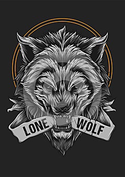 Lone Wolf T-Shirt Design