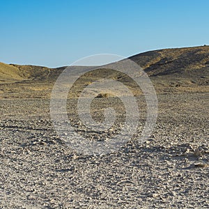 Loneliness and emptiness of the desert