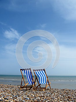 Lonely Beach Chairs