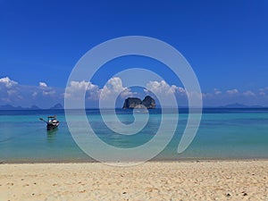 Lonely beach in Thailand