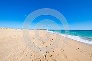 Lonely beaches of Zahora and Trafalgar in Cadiz photo