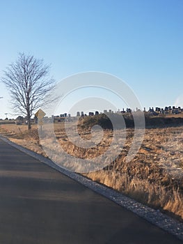 Lonely country cemetery