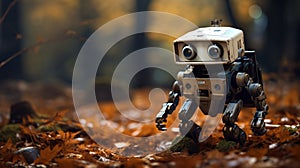 Lonely Exploration Robot In The Woods: A Carpetpunk Adventure