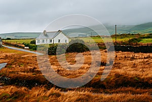 Lonely house in rural Ireland