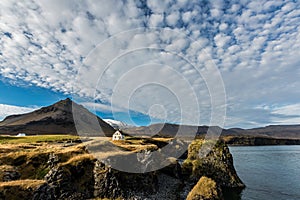 A Lonely House on a windy shore, Iceland
