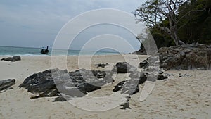 Lonely island at Koh Phi Phi  in Krabi Maya Bay Thailand