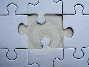 Lonely puzzle Close-up