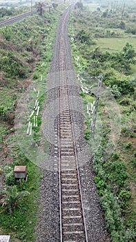 Lonely railway track