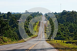Lonely Road in Argentina