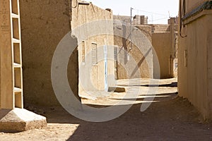 Lonely Street In Merzouga Village